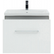 Тумба с раковиной AQUANET Порто 70 подвесная, белая 