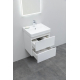 Тумба с раковиной AQUANET Вега 50 подвесная, 2 ящика