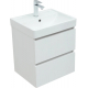 Тумба с раковиной AQUANET Вега 50 подвесная, 2 ящика