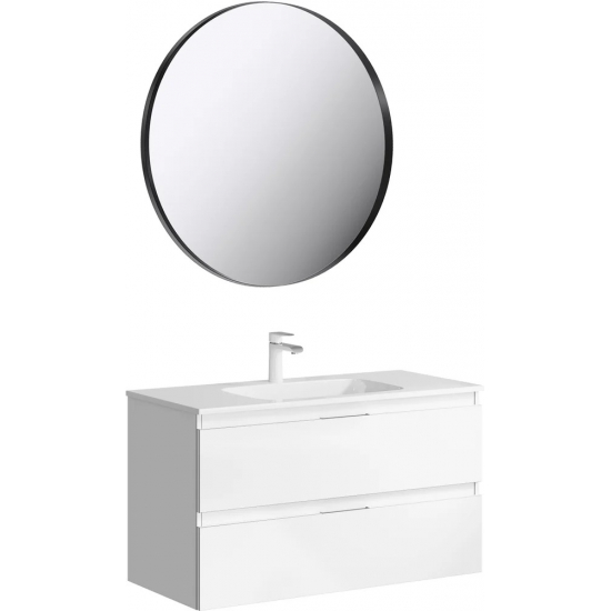 Тумба с раковиной AQWELLA 5 stars Accent 100 белая