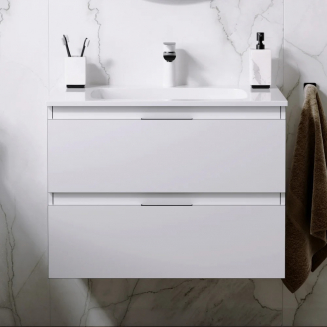 Тумба с раковиной AQWELLA 5 stars Accent 75 белая