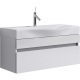 Тумба с раковиной AQWELLA 5 stars Bergamo 100 подвесная, белая
