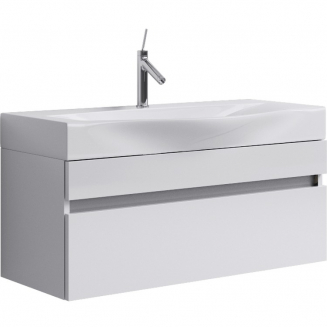 Тумба с раковиной AQWELLA 5 stars Bergamo 80 подвесная, белая