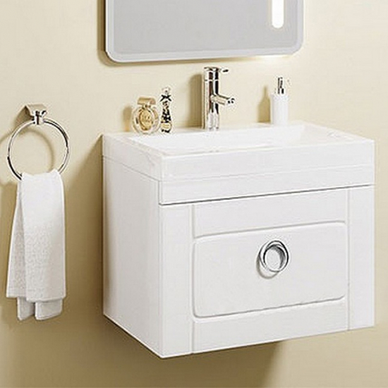 Тумба с раковиной AQWELLA 5 stars Infinity 60 белая