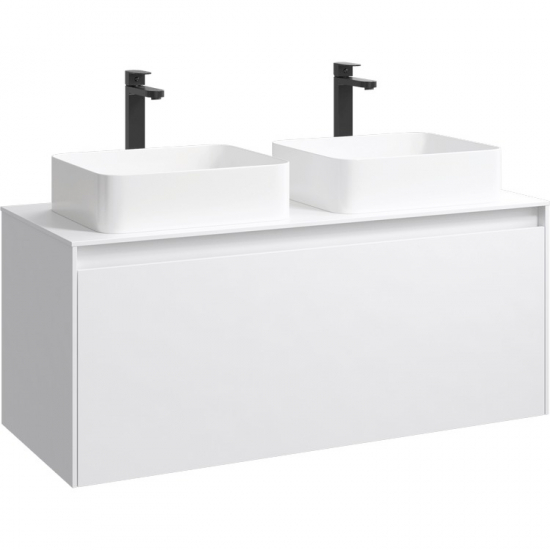 Тумба с раковиной AQWELLA 5 stars Mobi 120 белая