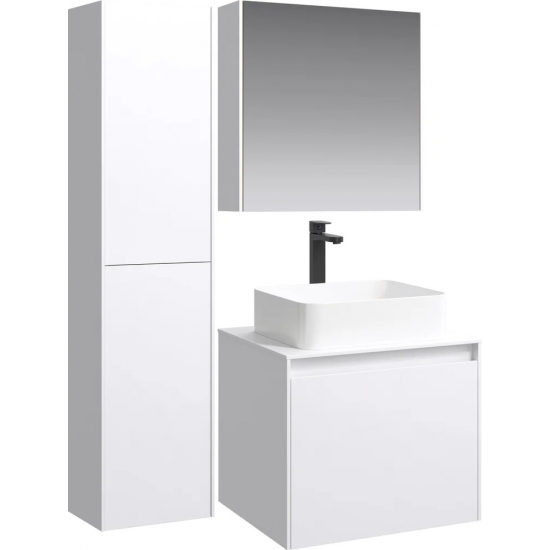 Тумба с раковиной AQWELLA 5 stars Mobi 60 белая