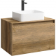 Тумба с раковиной AQWELLA 5 stars Mobi 80 дуб балтийский