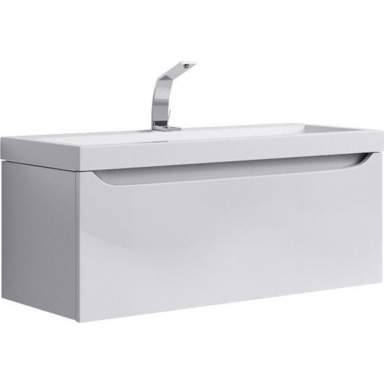 Тумба с раковиной AQWELLA 5 stars Verona 100 белая