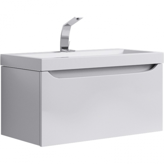 Тумба с раковиной AQWELLA 5 stars Verona 80 белая