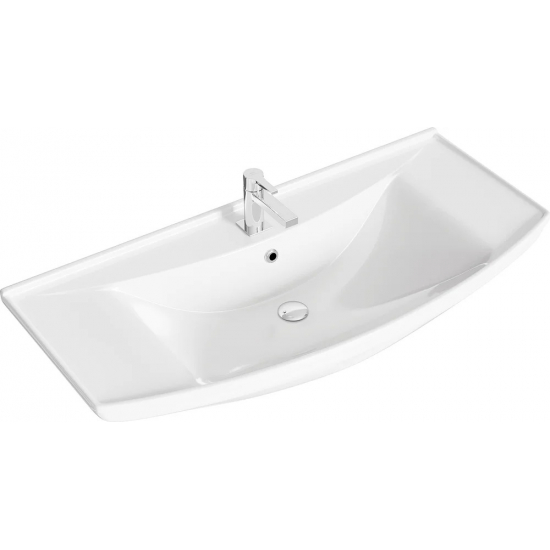 Тумба с раковиной AQWELLA  Allegro 105 подвесная, с 2 ящиками