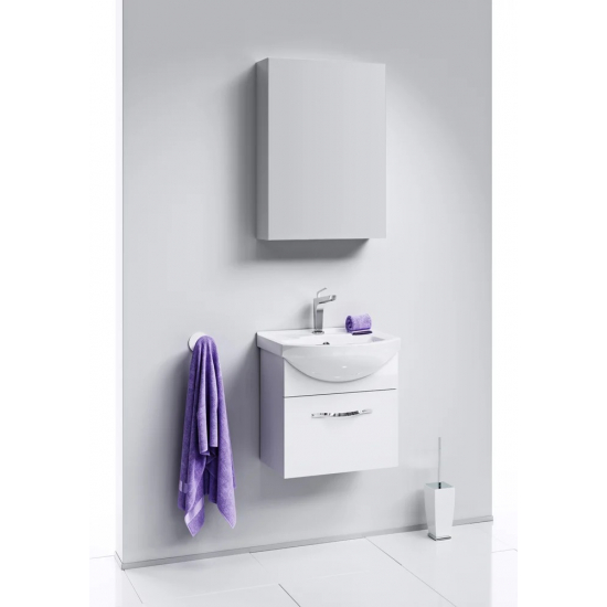 Тумба с раковиной AQWELLA  Allegro 50 подвесная, с 1 ящиком