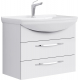 Тумба с раковиной AQWELLA  Allegro 75 подвесная, с 2 ящиками