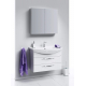 Тумба с раковиной AQWELLA  Allegro 85 подвесная, с 2 ящиками