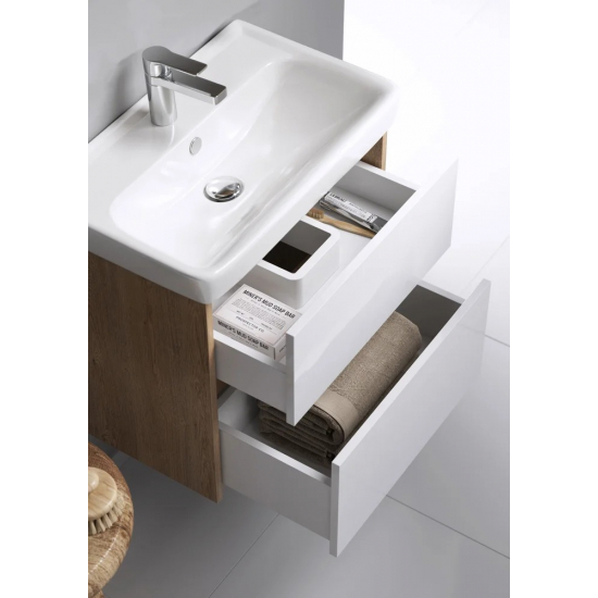 Тумба с раковиной AQWELLA City 60 дуб балтийский