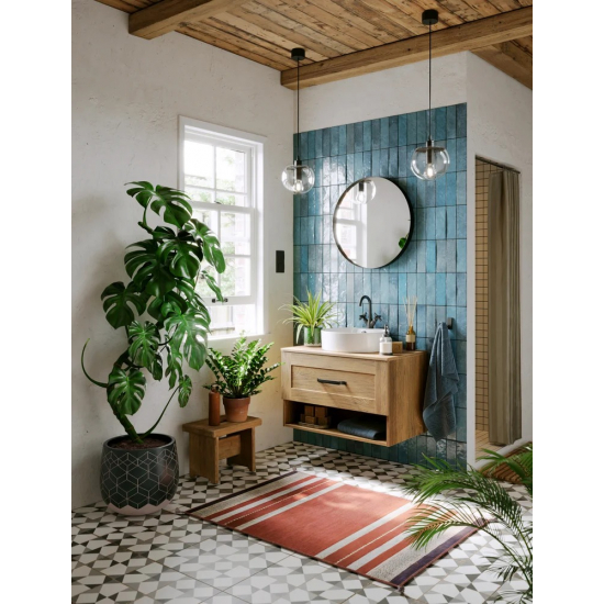 Тумба с раковиной AQWELLA Craft 80 дуб балтийский  