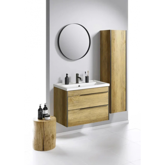 Тумба с раковиной AQWELLA Fargo 100 дуб балтийский