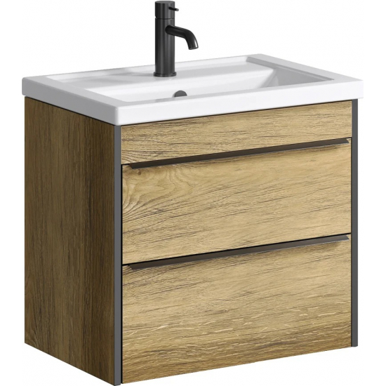 Тумба с раковиной AQWELLA Fargo 70 дуб балтийский