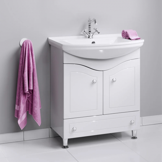 Тумба с раковиной AQWELLA Franchesca 75