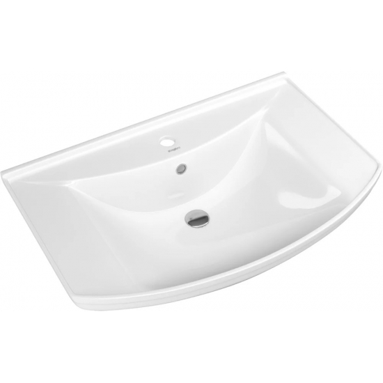 Тумба с раковиной AQWELLA Корсика 75 белая