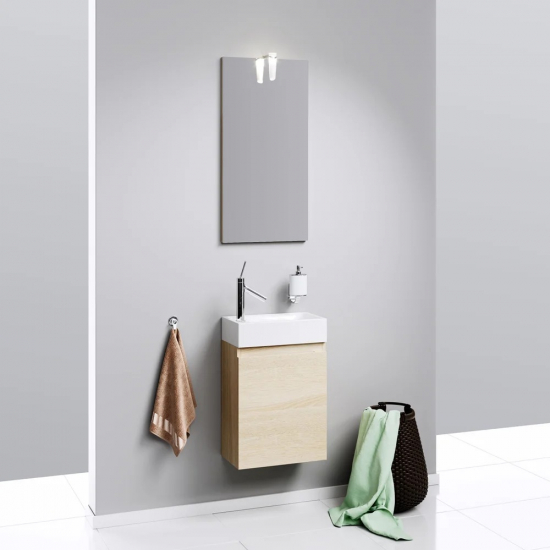 Тумба с раковиной AQWELLA Leon MP 40 дуб сонома