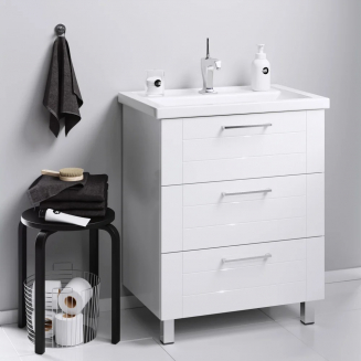 Тумба с раковиной AQWELLA Manchester 70 напольная