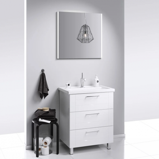 Тумба с раковиной AQWELLA Manchester 70 напольная