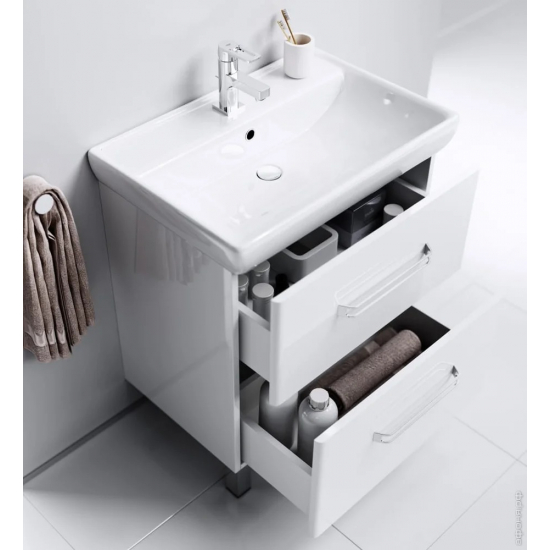 Тумба с раковиной AQWELLA Neo 70 напольная