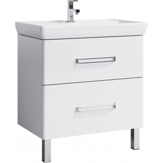 Тумба с раковиной AQWELLA Neo 80 напольная