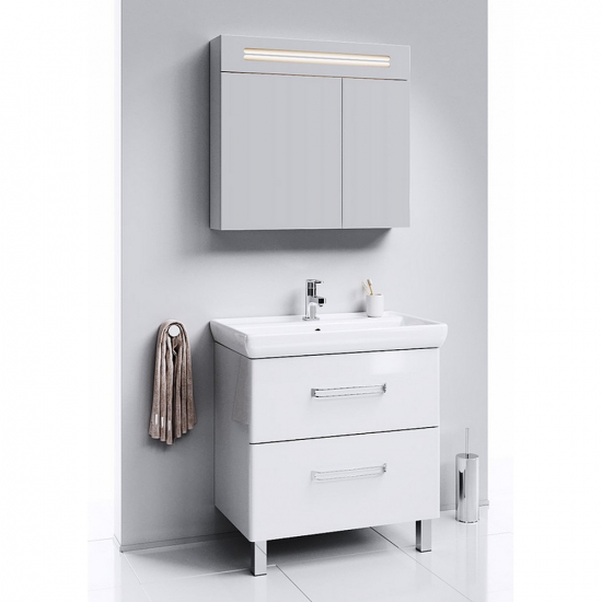 Тумба с раковиной AQWELLA Neo 80 напольная