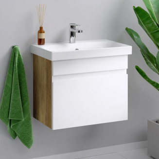 Тумба с раковиной AQWELLA Smart 60 дуб балтийский