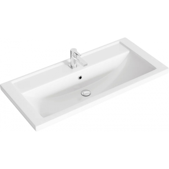 Тумба с раковиной AQWELLA Urban 100 подвесная, дуб балтийский