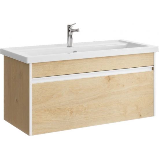 Тумба с раковиной AQWELLA Urban 100 подвесная, дуб давос