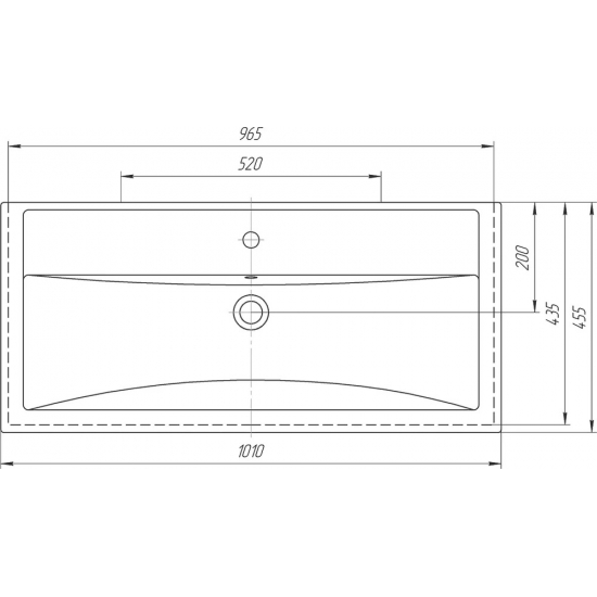 Тумба с раковиной AQWELLA Urban 100 подвесная, дуб давос