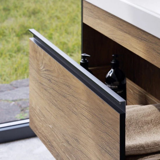 Тумба с раковиной AQWELLA Urban 60 подвесная, дуб балтийский