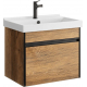 Тумба с раковиной AQWELLA Urban 60 подвесная, дуб балтийский