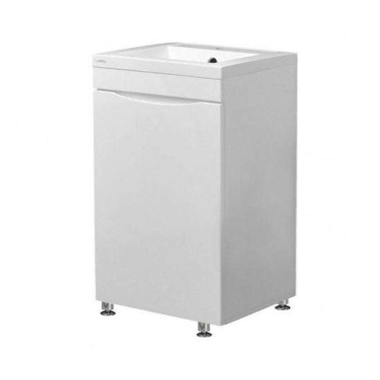 Тумба с раковиной AURA Андрея 50 напольная, белая