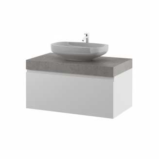 Тумба с раковиной AURA Элен 90-1 пд подиум, подвесная