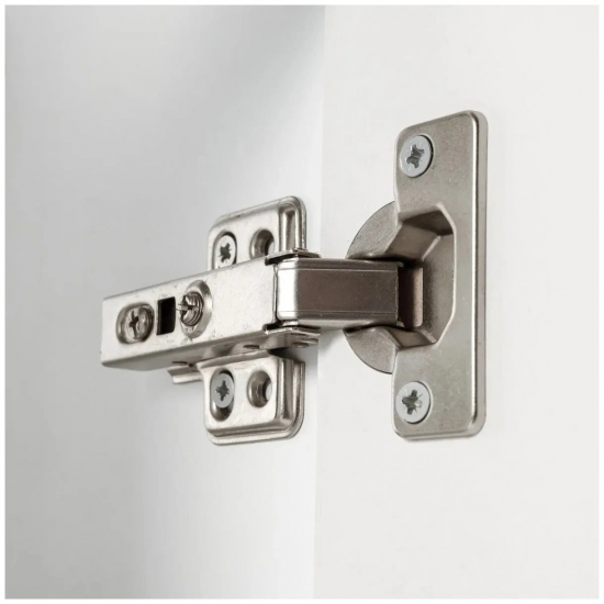 Тумба с раковиной AURA Лайт 40А левая белая