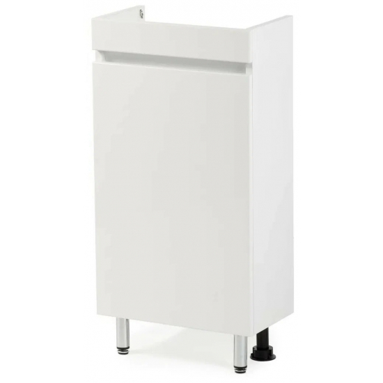 Тумба с раковиной AURA Лайт 40А правая белая