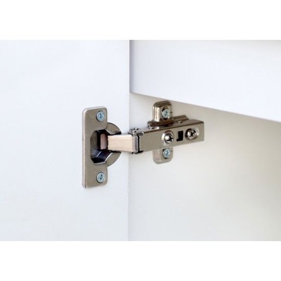 Тумба с раковиной AURA Люкс 55 напольная, белая