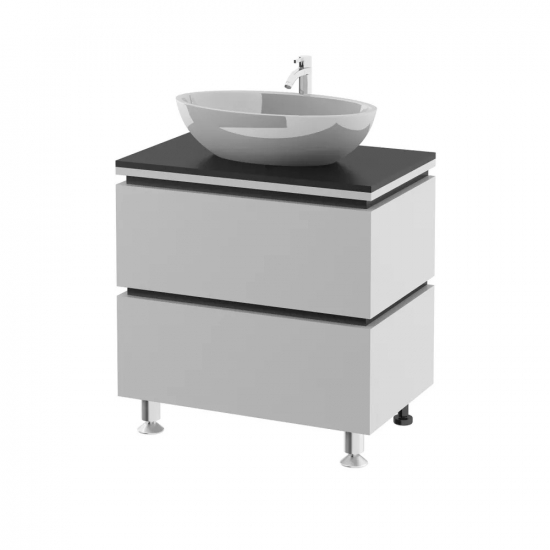 Тумба с раковиной AURA Триумф 70-2 напольная