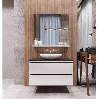 Тумба с раковиной AURA Триумф 90-2 пд подвесная