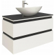 Тумба с раковиной AURA Триумф 90-2 пд подвесная