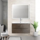 Тумба с раковиной BELBAGNO Acqua 80 подвесная, robere nature grigio
