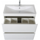 Тумба с раковиной BELBAGNO Albano 100 напольная, bianco lucido