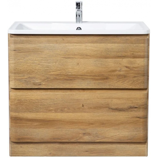 Тумба с раковиной BELBAGNO Albano 100 напольная, rovere rustico