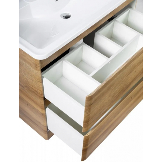 Тумба с раковиной BELBAGNO Albano 100 напольная, rovere rustico