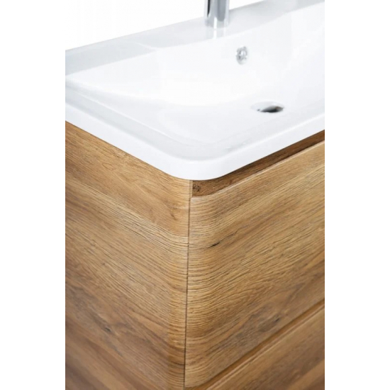 Тумба с раковиной BELBAGNO Albano 100 напольная, rovere rustico