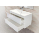 Тумба с раковиной BELBAGNO Albano 80 подвесная, bianco lucido
