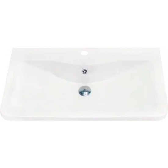 Тумба с раковиной BELBAGNO Albano 80 подвесная, bianco lucido